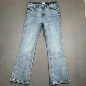 Kensie Vintage Luxe Jeans Womens 10/30 Blue The Tessa High Rise Bootcut Y2K